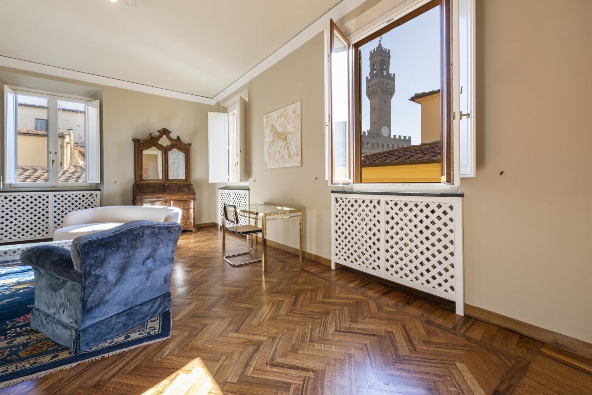 Penthouse In Piazza Della Signoria Duomo View Lägenhet Florens Exteriör bild