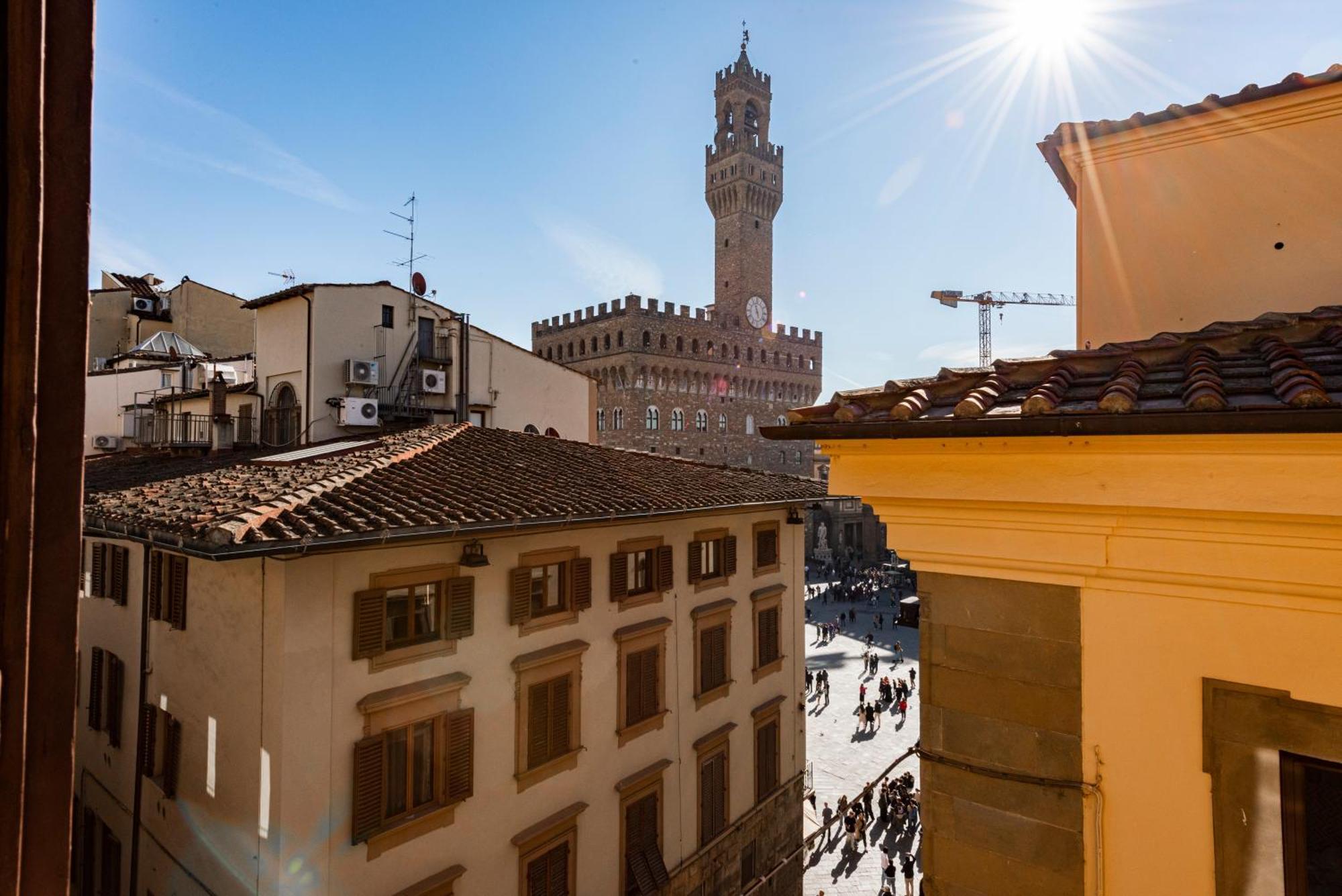 Penthouse In Piazza Della Signoria Duomo View Lägenhet Florens Exteriör bild